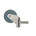 Nobles/Tennant WHEEL - SWIVEL CASTER COMPLETE 2 in. X 3/4 in. GREY INCLUDES HARDWARE 1006343
